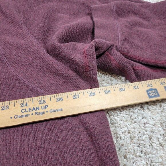 Tommy Bahama Sweater Mens 2XL Burgundy 1/4 Zip Preppy Long Sleeve Marks* - Picture 4 of 8